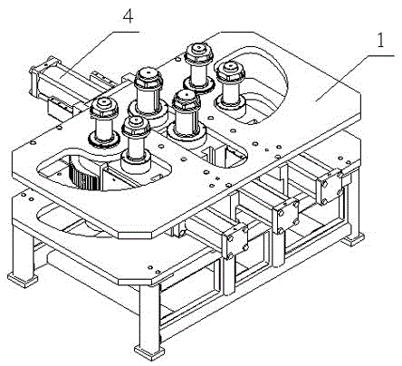 Aluminum alloy thin-walled frame plate bending forming device