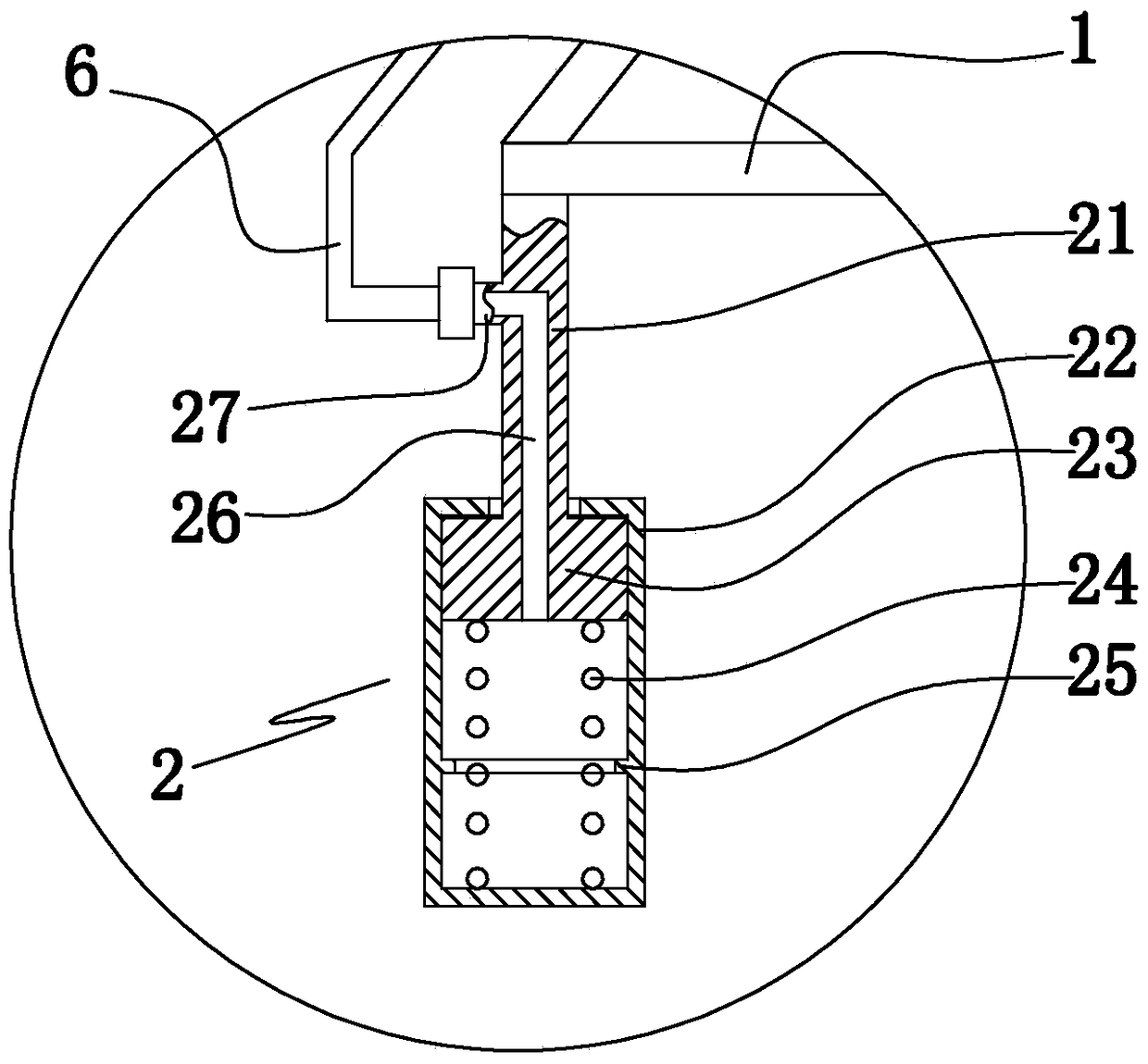 A device for fixing subsea flow velocity measuring instrument