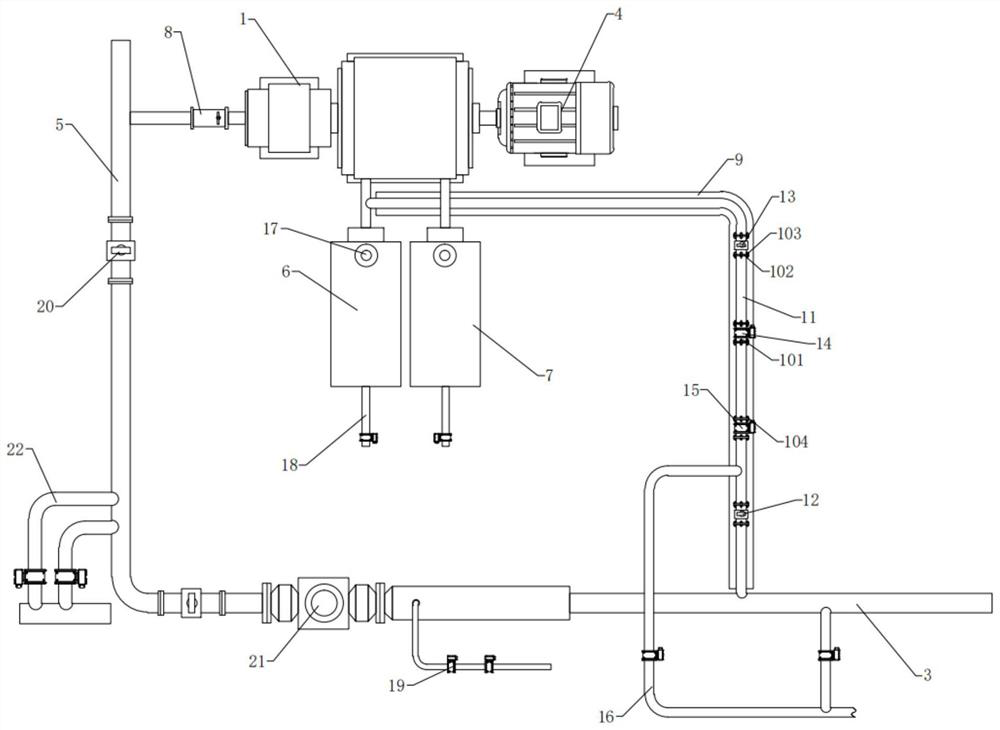 Steam turbine primary steam extraction external connection industrial steam supply equipment