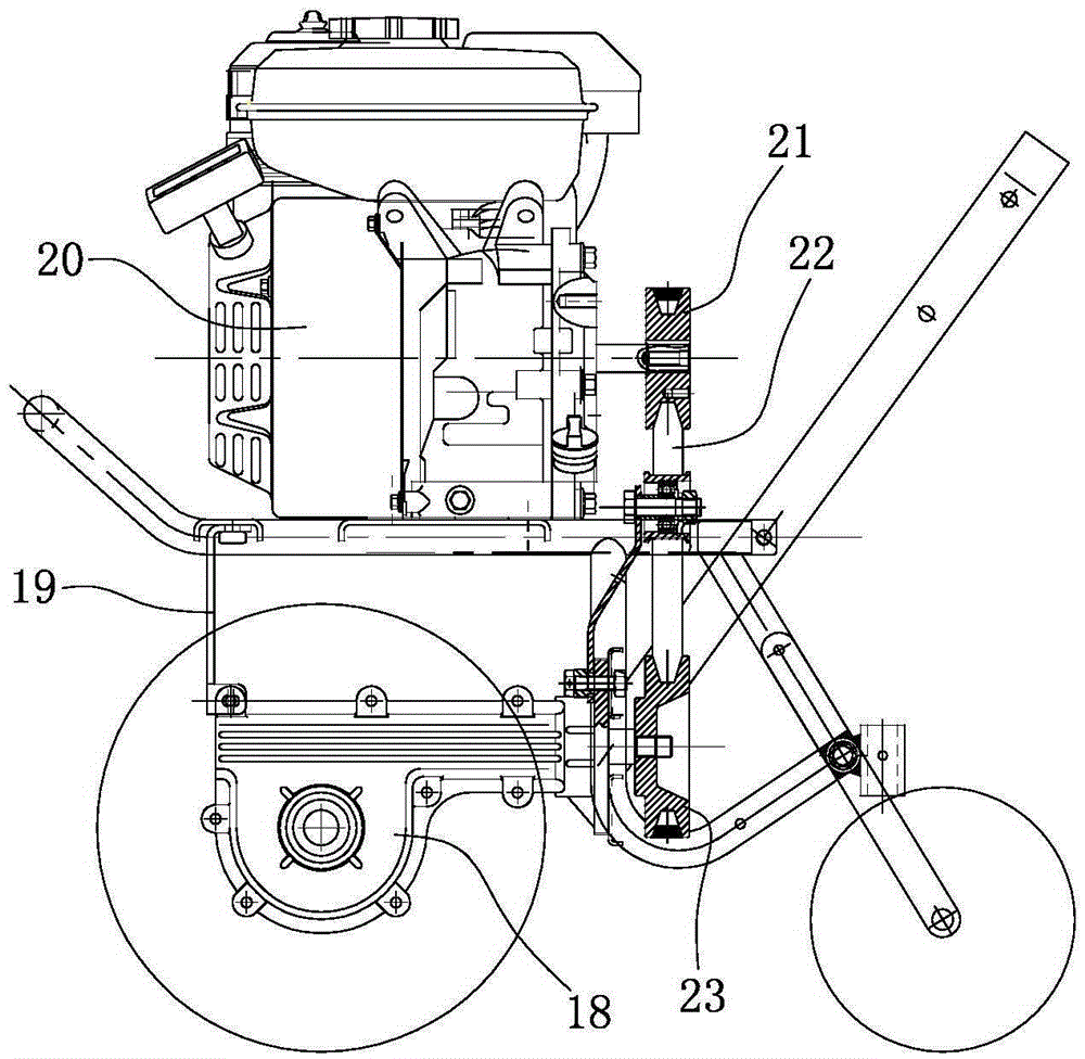 A portable tiller