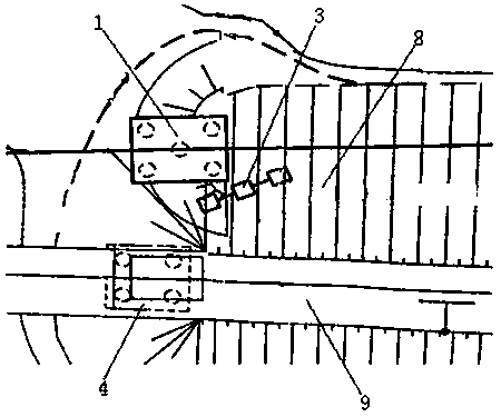 Construction structure and construction method of small-span abutment adjacent to railway business line