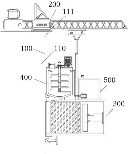 Wall face brick laying device for building outer wall transformation