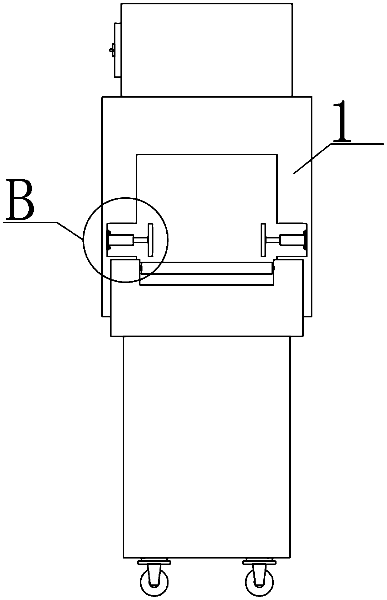 Packaging device for blusher processing