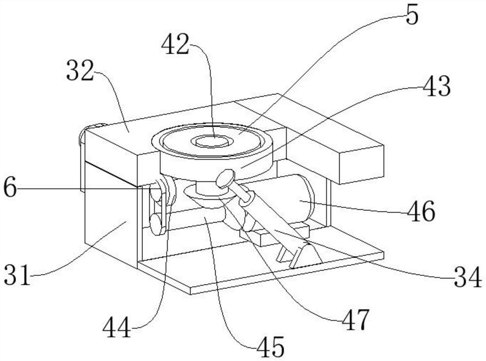 Solidification device convenient for demoulding for hazardous waste treatment