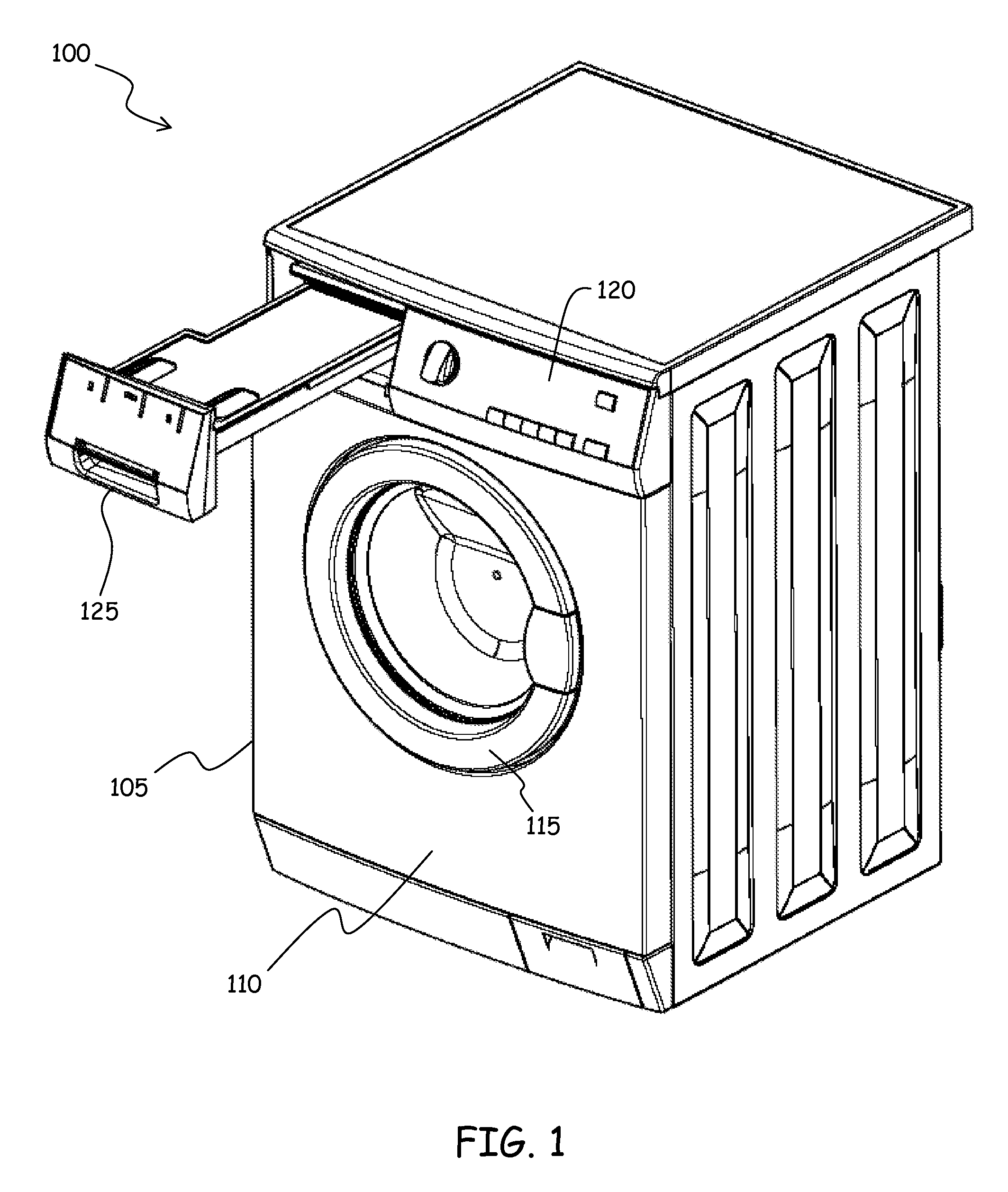 Laundry washing appliance with dosing dispenser