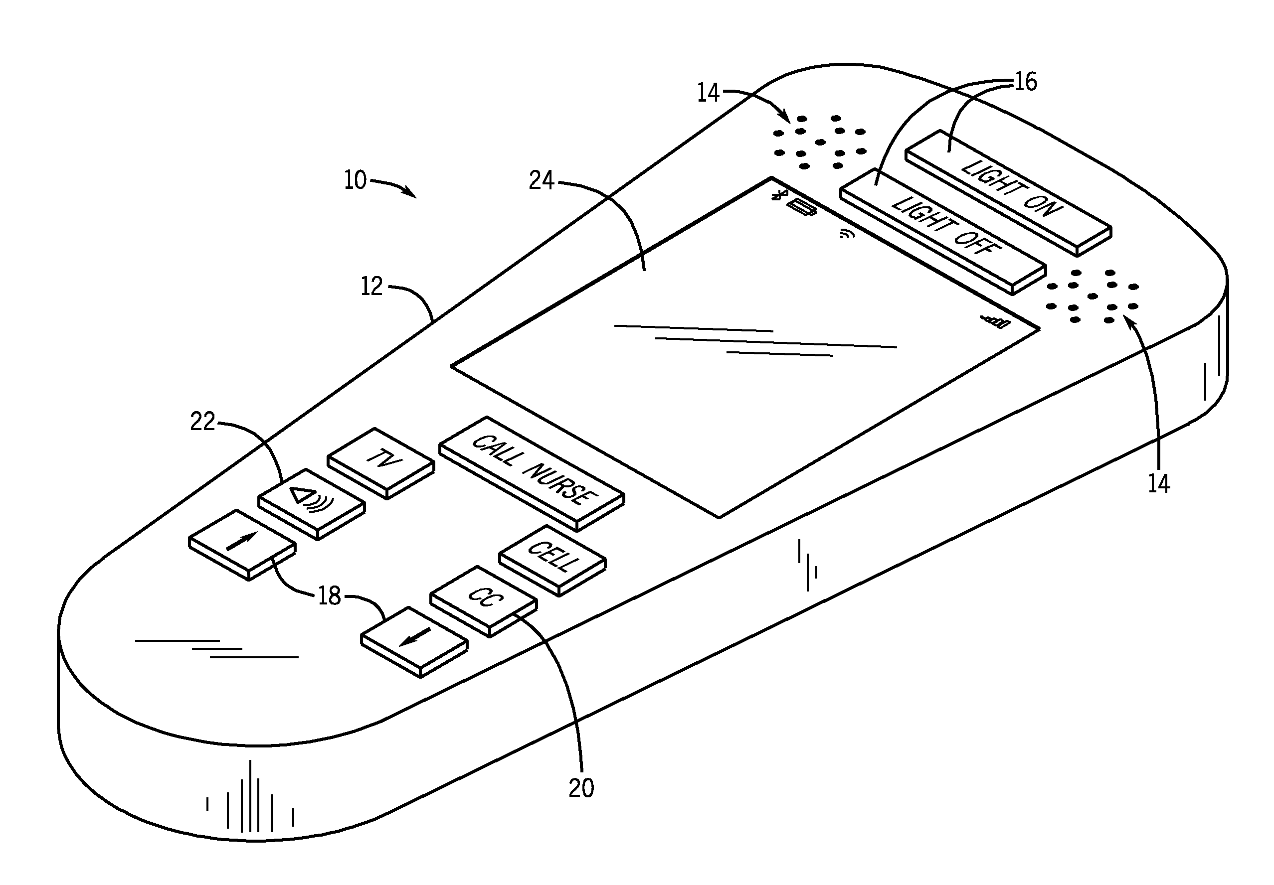 Patient control module with cell and smart phone capabilities