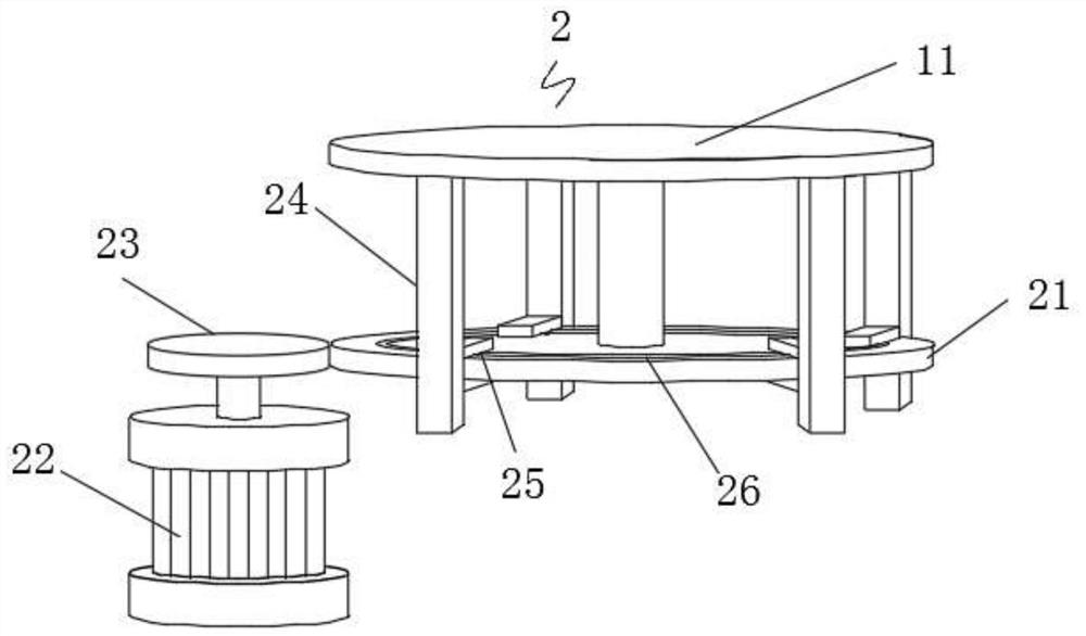 Self-rotating movable exhibition stand for material exhibit display