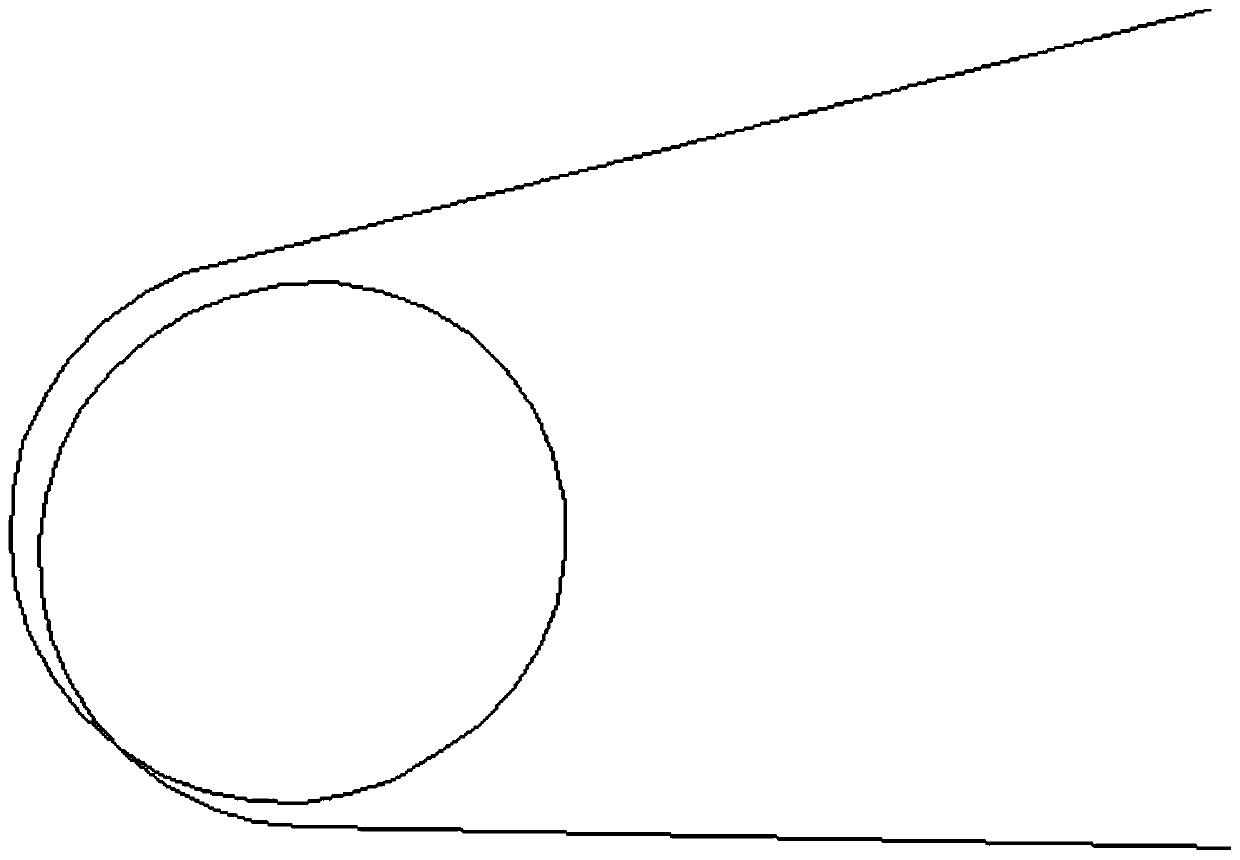 Method and device for rolling translation of cylinder equipment