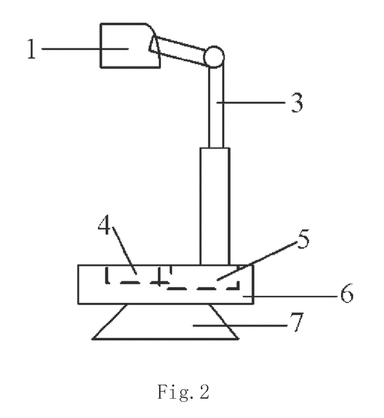 DNA oxidative damage repairing device and application method thereof