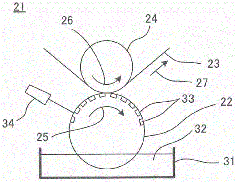 Gravure printing plate, manufacturing method thereof, gravure printing machine, and manufacturing method of laminated ceramic electronic component