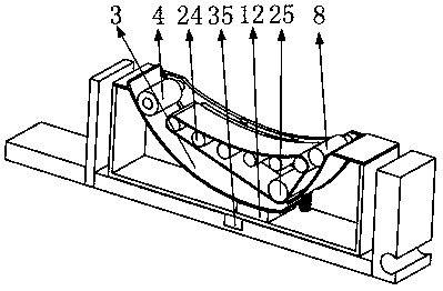 A vehicle parking mechanism adapted to the driving direction of the vehicle