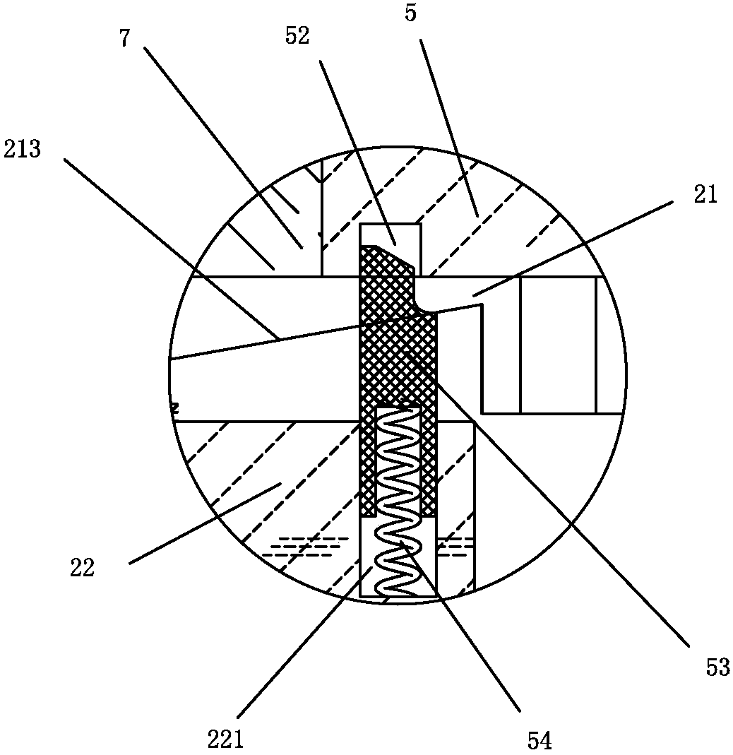 A double core mutual control axial displacement mechanical lock