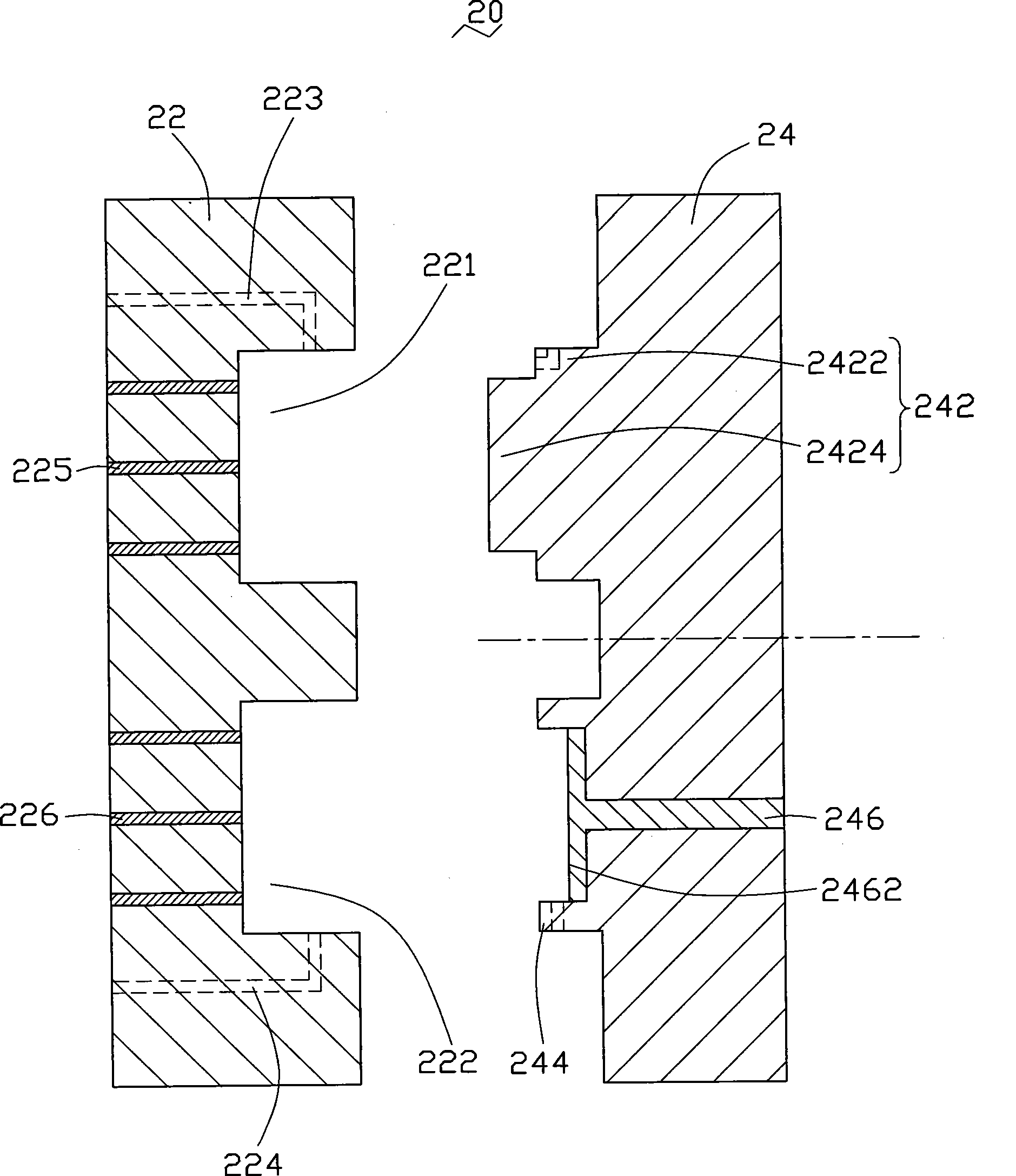 Casing, method and mold for fabricating the same