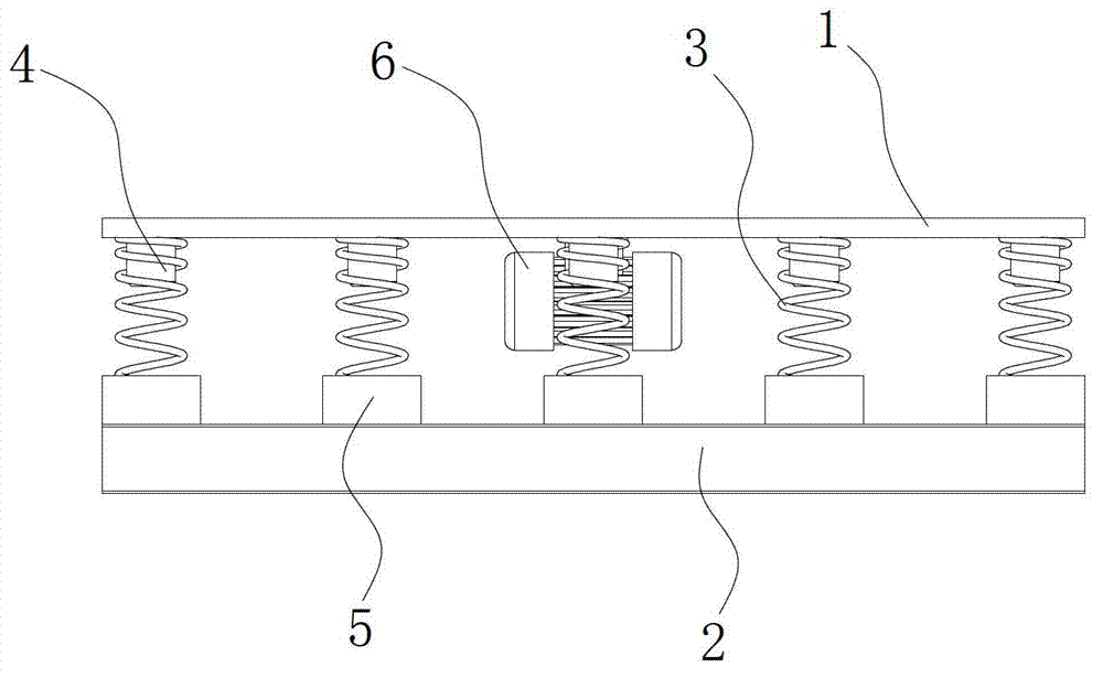 Vibration device for filling materials in container