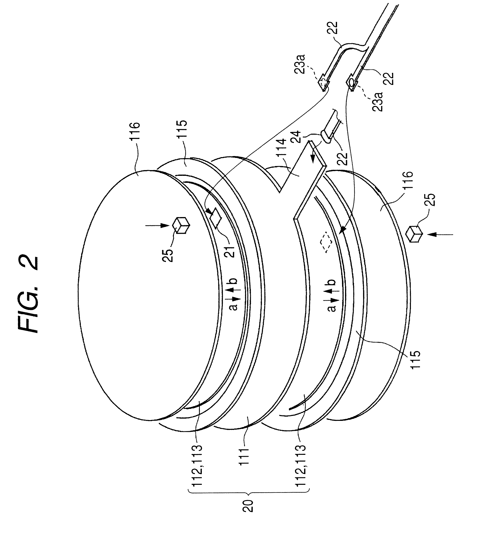 Wiring structure of vibrator, and piezoelectric pump