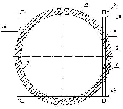 Installation and construction method of column base of large-diameter steel pipe column