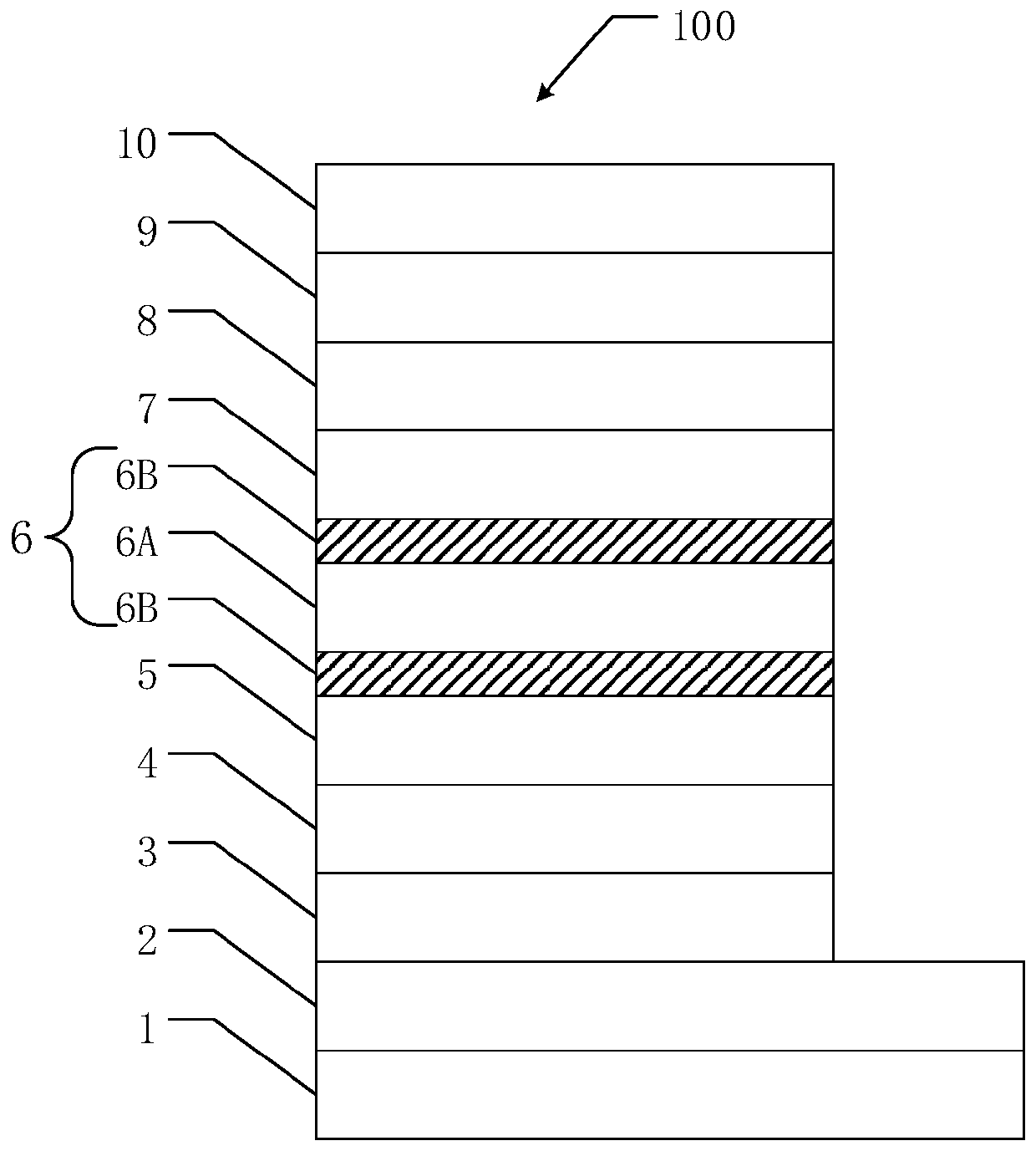 Organic light-emitting diode and preparation method thereof