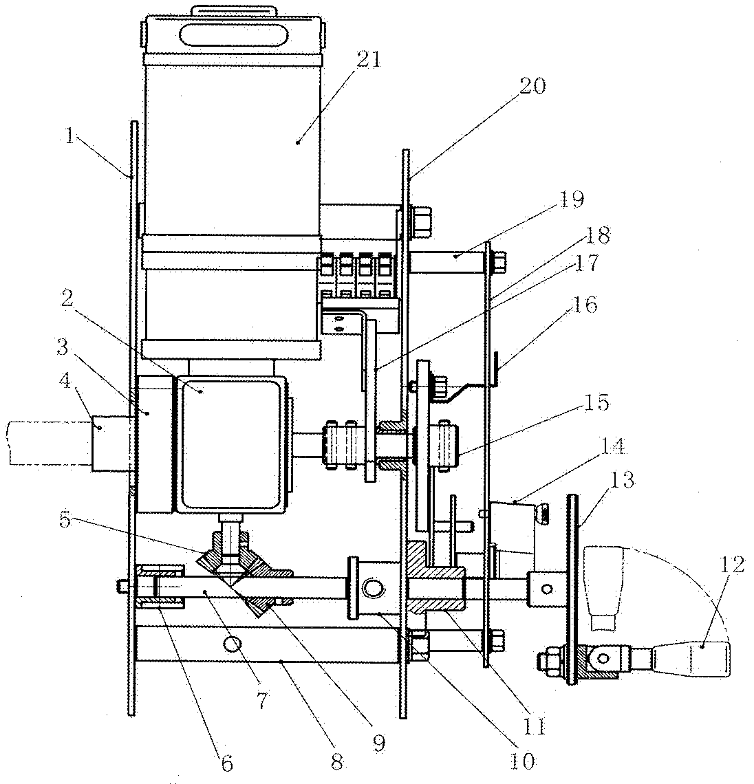 Direct current isolation switch for rail transit