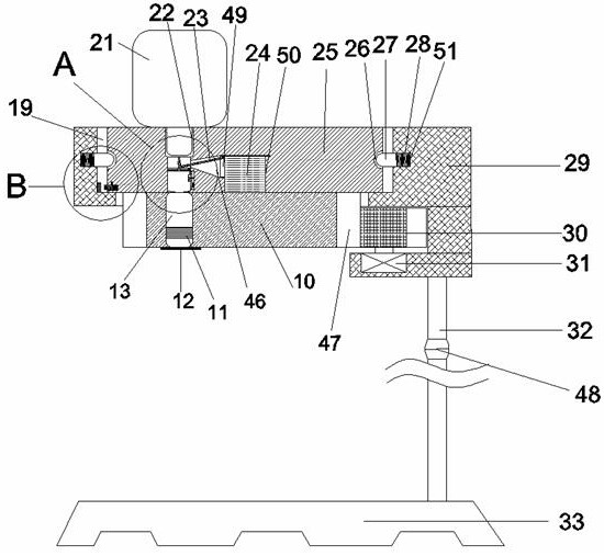 A kind of infusion stand that realizes drug switching without plugging and unplugging