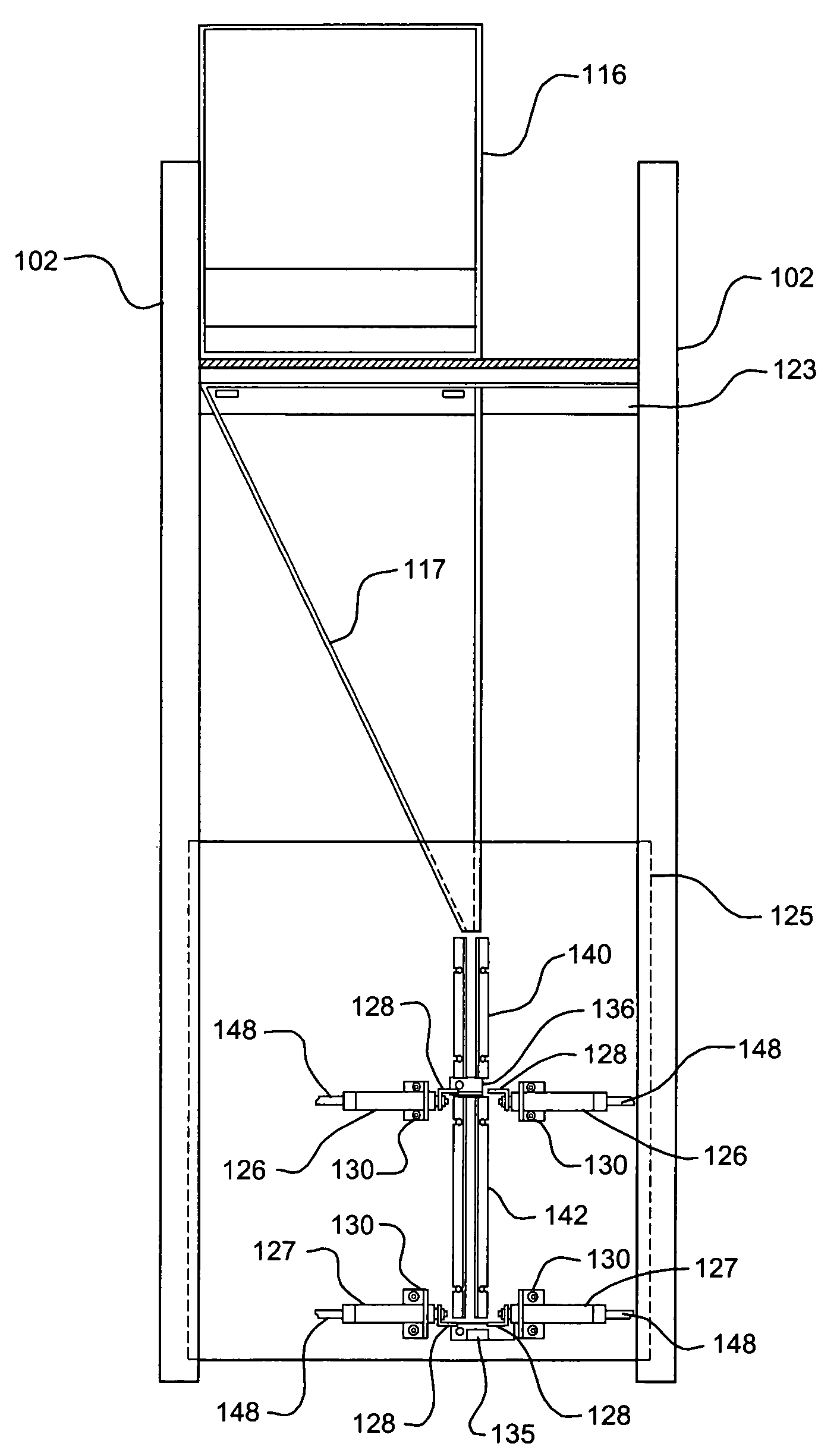 Straw-filling device