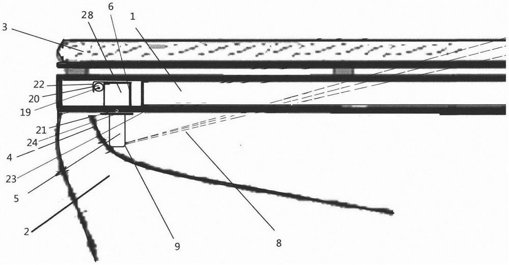 Intelligent closestool capable of flushed from front to back