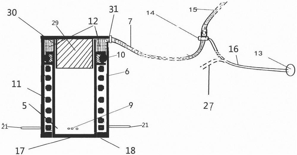 Intelligent closestool capable of flushed from front to back