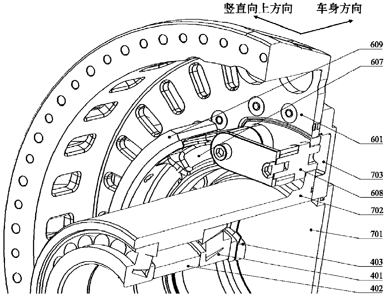 Electric wheel assembly adopting drum brake