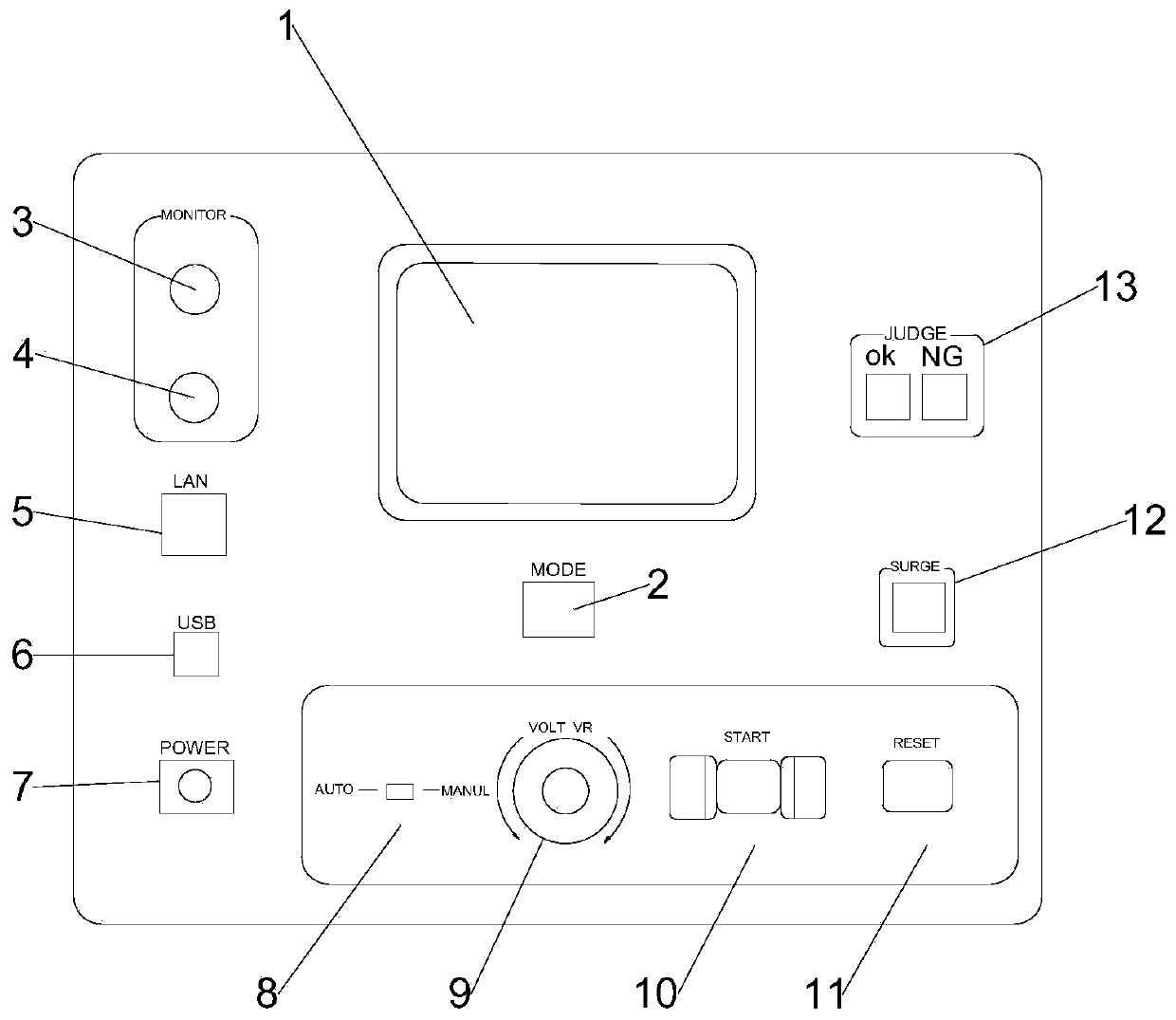 Method and device for testing fault of internal motor of compressor