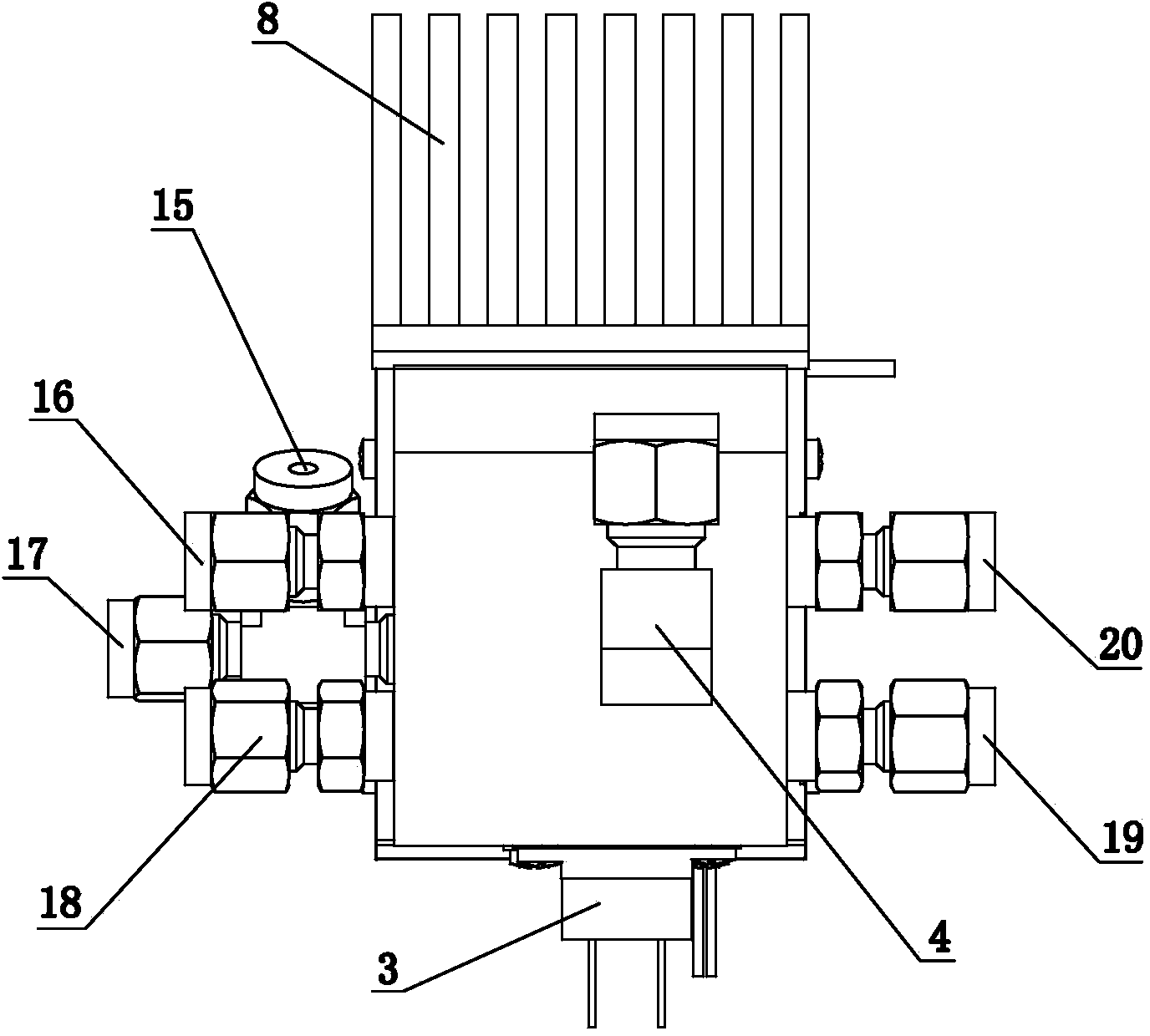 Nitrogen oxide detector and small automatic nitrogen oxide monitoring device using detector