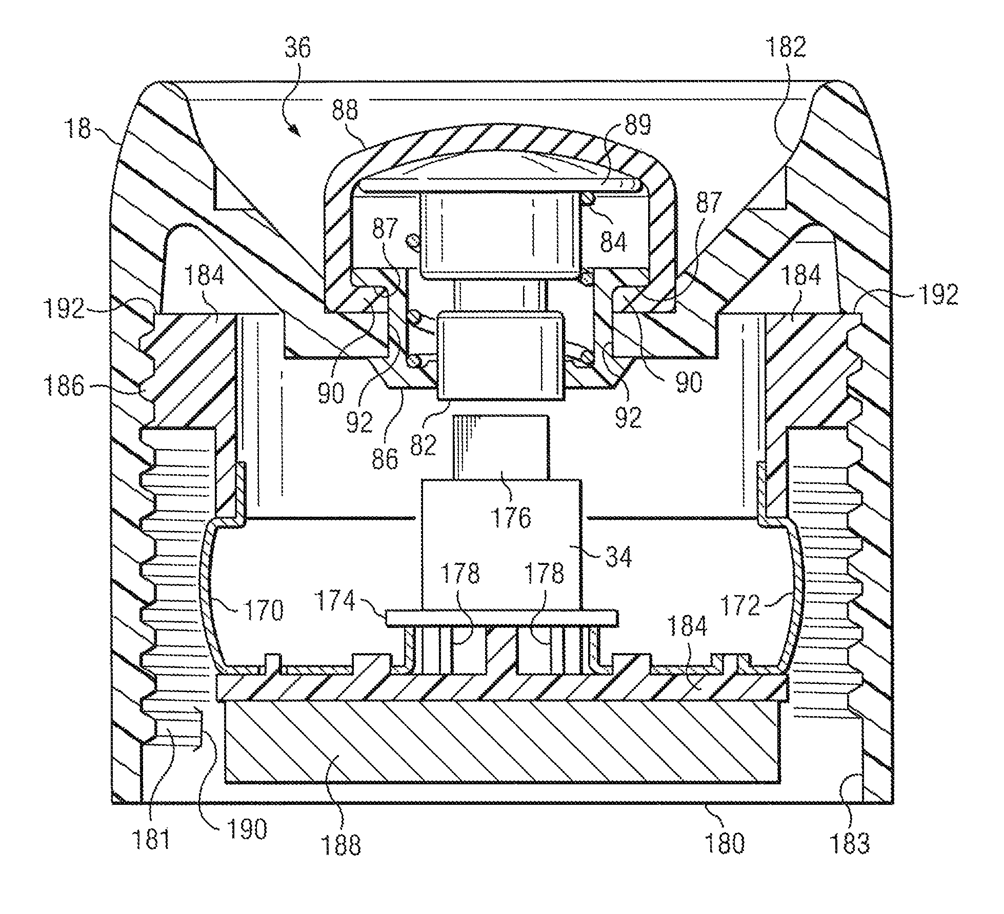 Sealed switch actuator for appliances