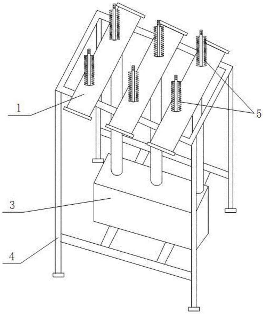 Circuit breaker of arc extinguish chambers in series connection