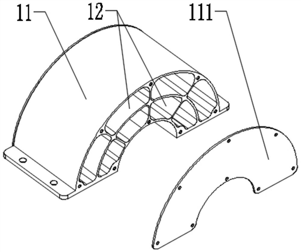 Shafting hoop type particle damping shock absorber and design method