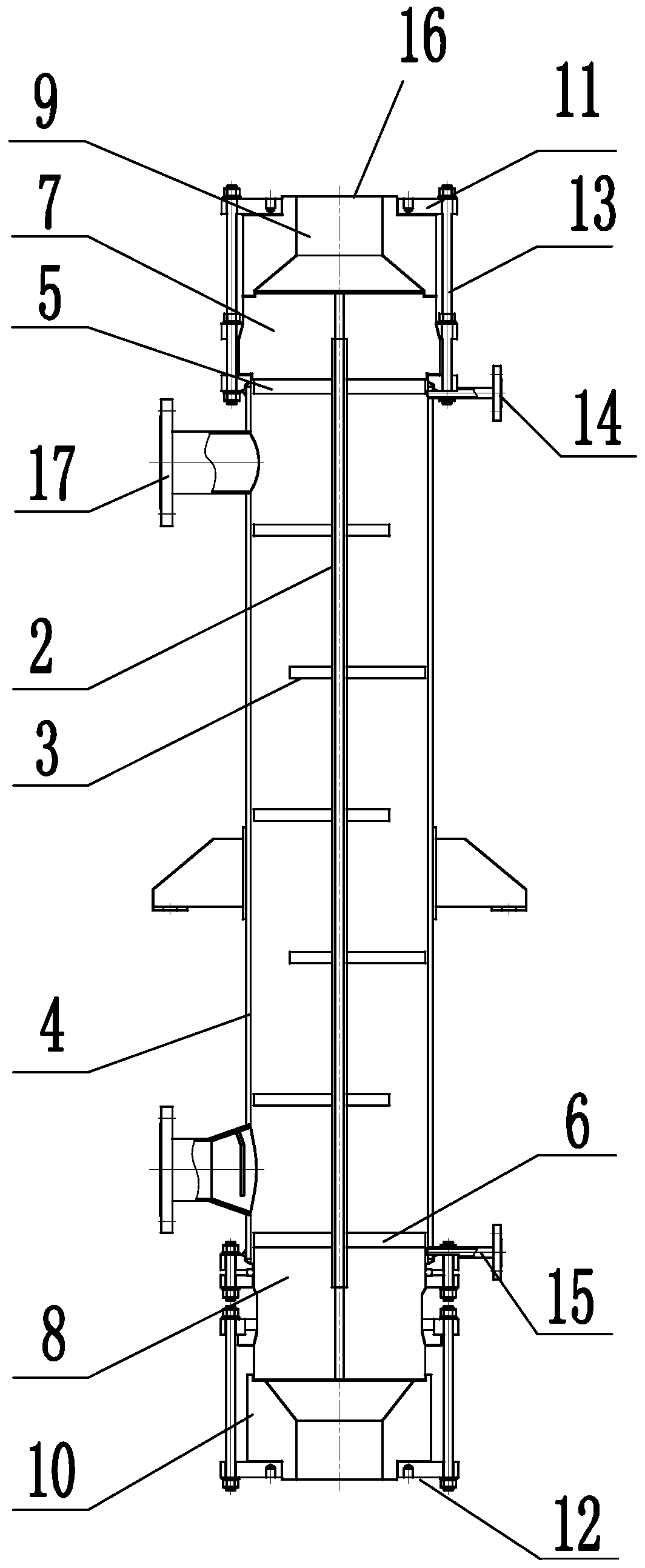 A carbon fiber heat exchanger and its manufacturing process