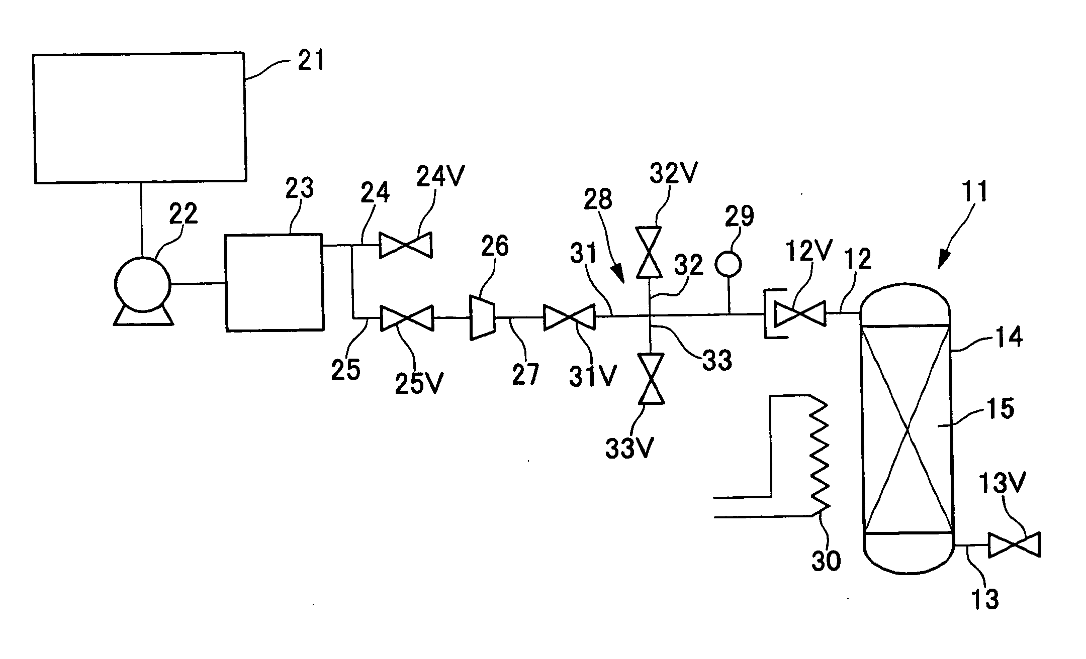 Process for recovering rare gases using gas-recovering container