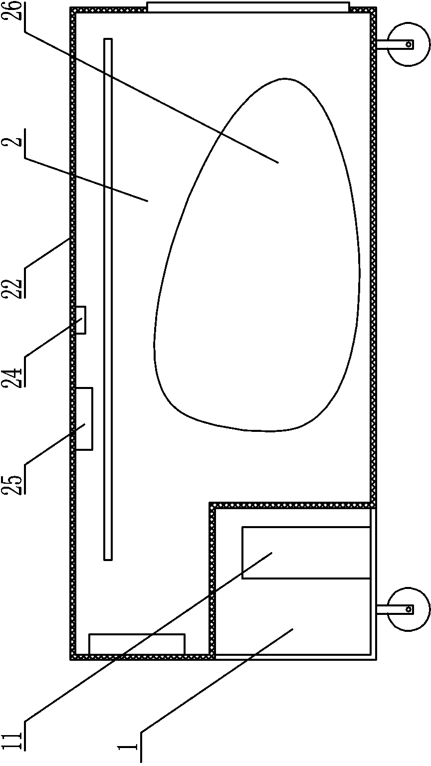 Movable physical fresh-keeping storehouse