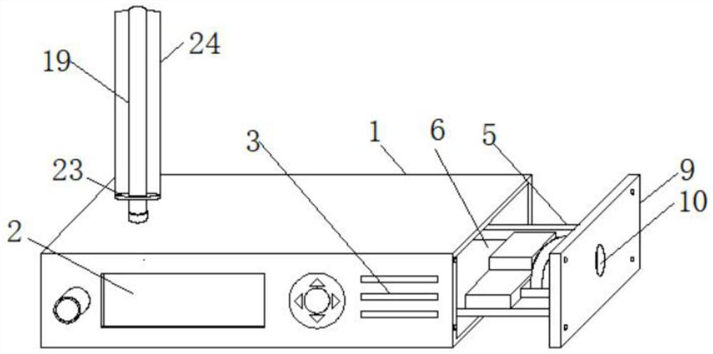 Convenient-to-install high-electrical-performance power panel for digital television set top box and installation method