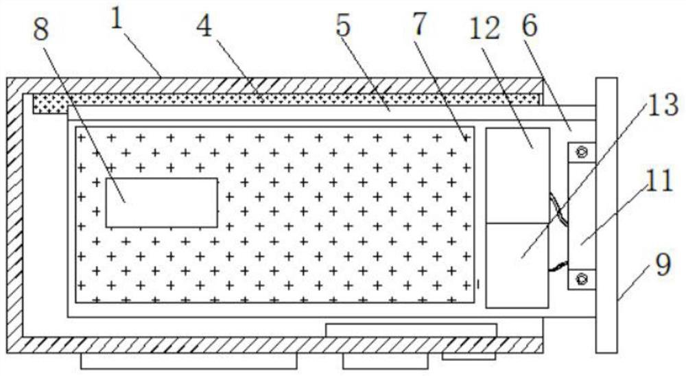 Convenient-to-install high-electrical-performance power panel for digital television set top box and installation method