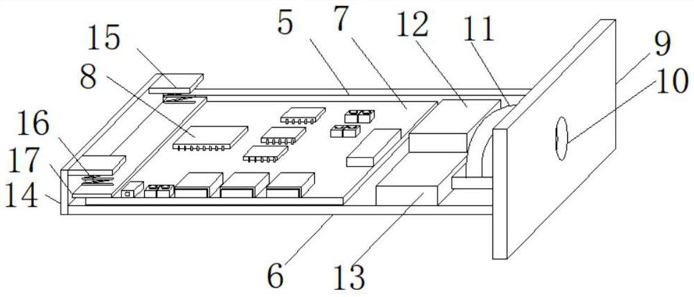 Convenient-to-install high-electrical-performance power panel for digital television set top box and installation method