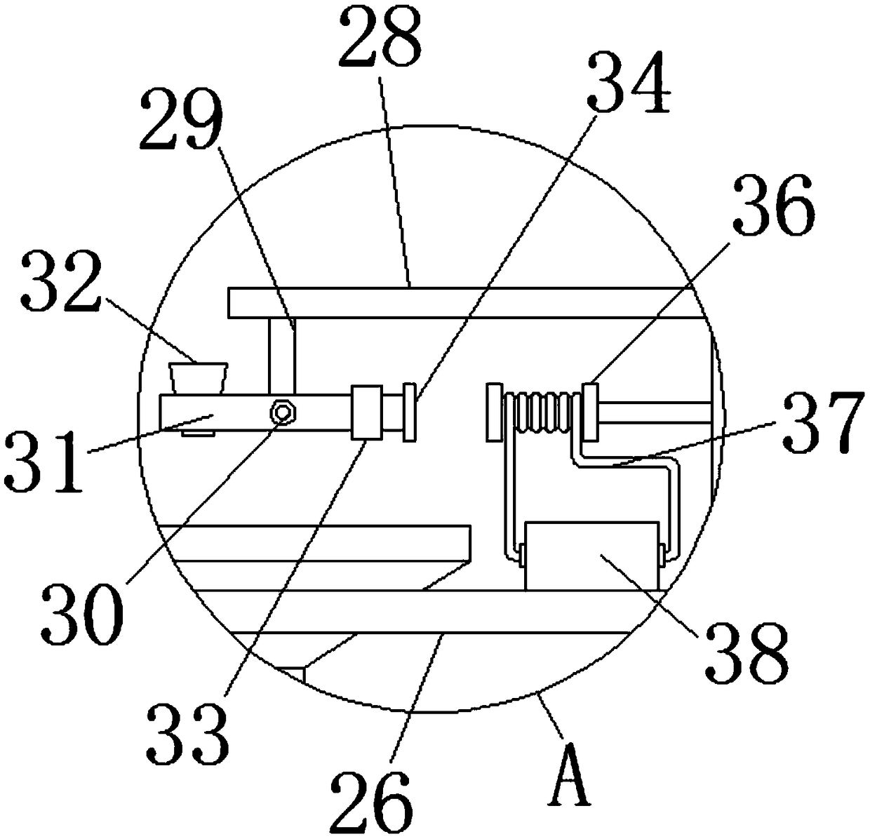 Stretcher-type pesticide sprayer used for plants in gardens