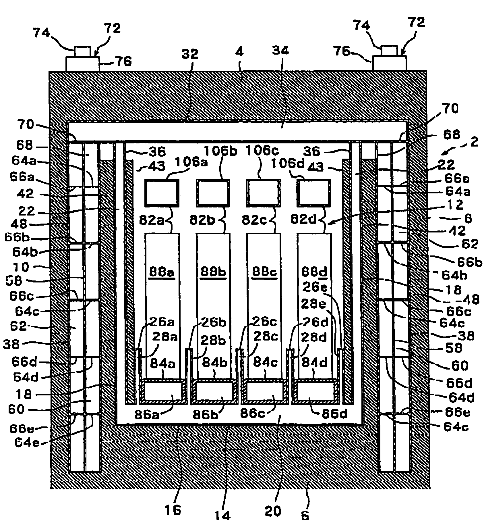 Fuel cell assembly and electricity generation unit used in same