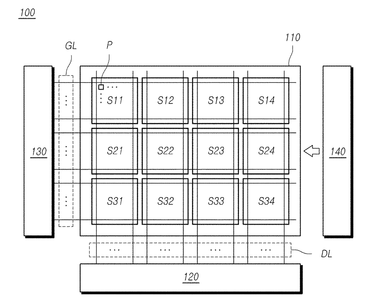 Display device integrated with touch screen panel and method of fabricating the same