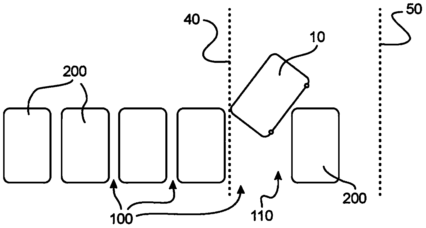Method for supporting automatic parking process of parking assistance system of vehicle, and corresponding vehicle
