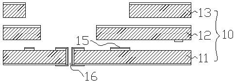 Second-order ladder groove bottom graphical printed board and processing method thereof