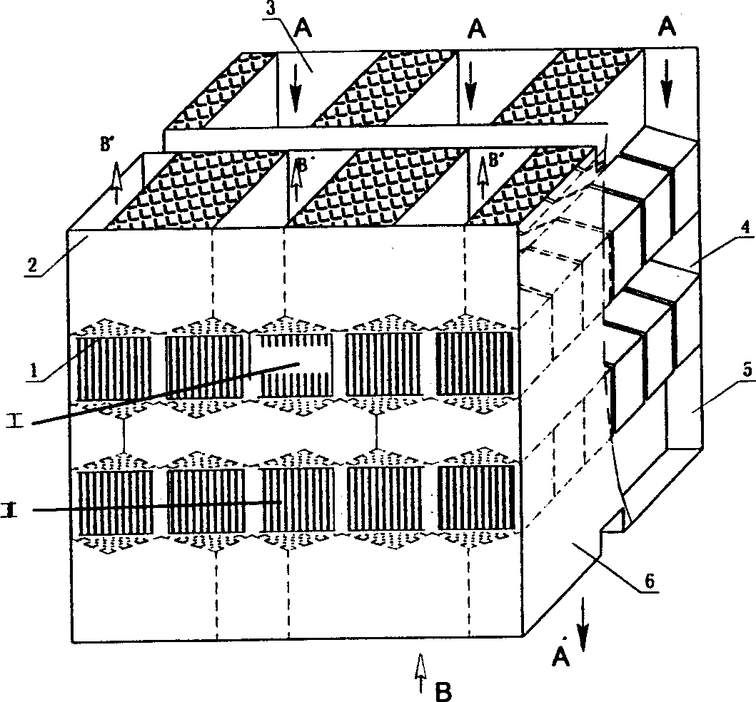 Plate type air preheater