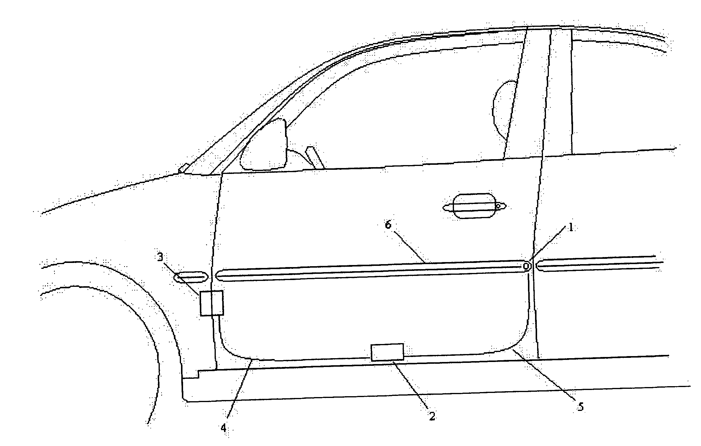 Vehicle door damage prevention device