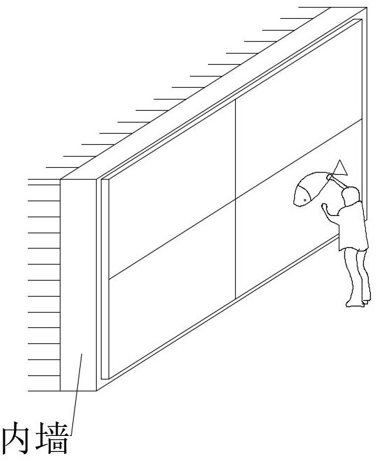 Interactive decorative insulation board and use method thereof