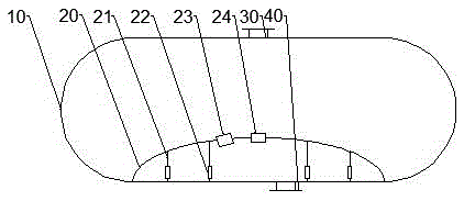 Explosion-proof fuel tank for parallel-connection multi-chamber motorcycle