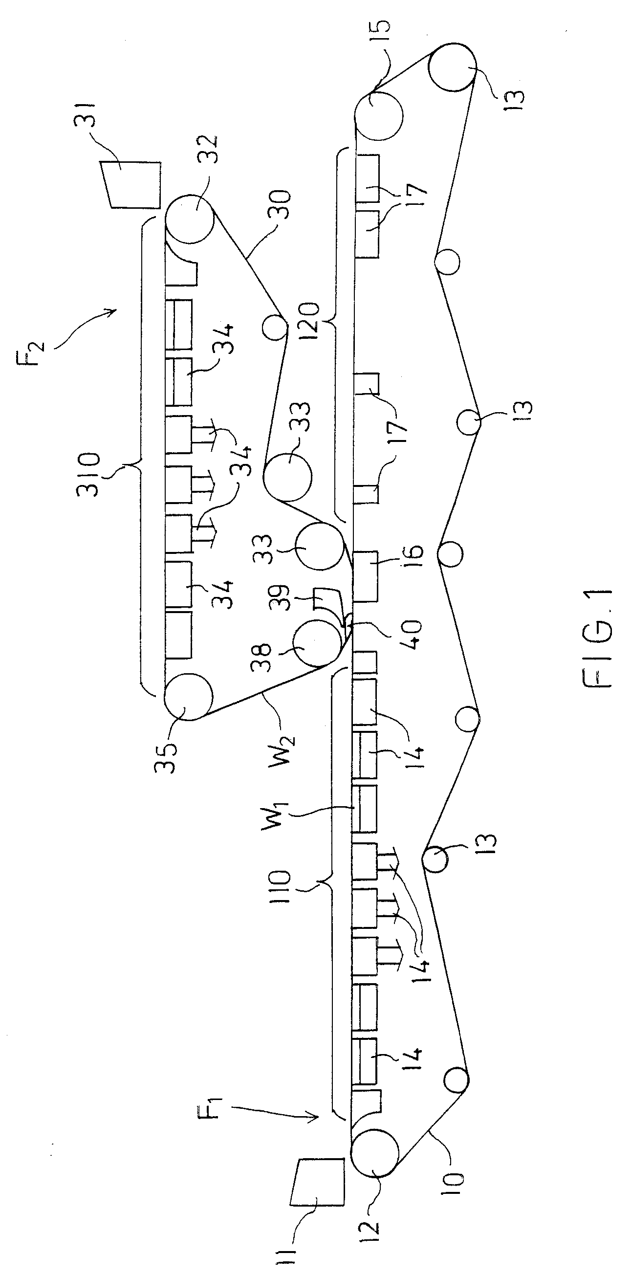 Web-Forming Section and Method for Manufacturing Multi-Layer Web