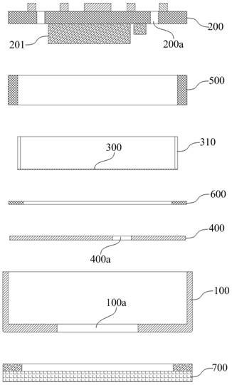 Back surface mounting type airflow sensor and welding structure