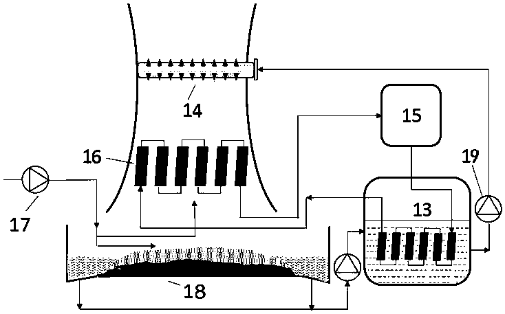 Lithium-enriching method and device for desalinizing lithium-poor brine